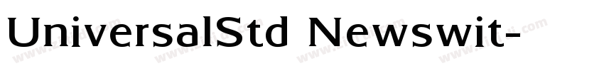 UniversalStd Newswit字体转换 UniversalStd Newswit字体转换